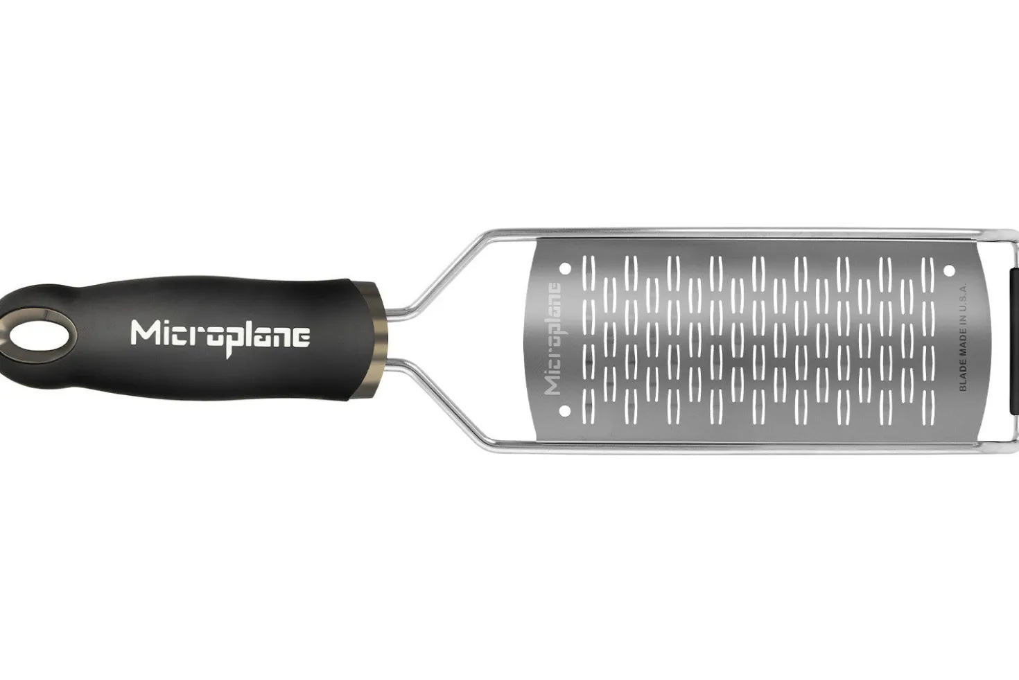 Râpe Microplane Gourmet double tranchant manche noir