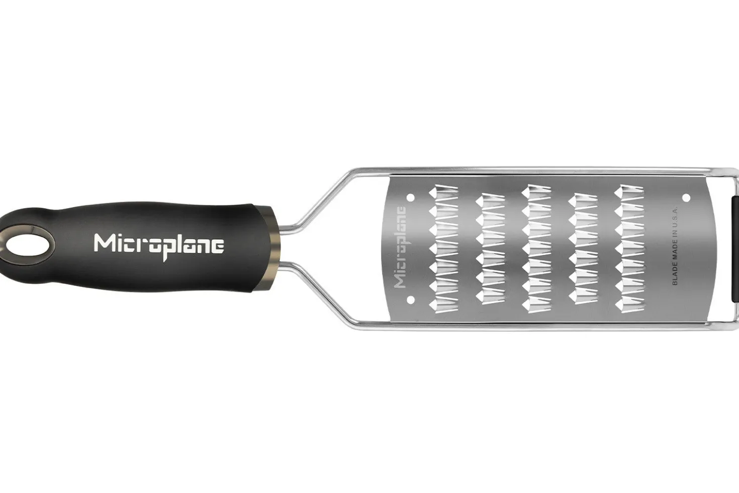 Râpe Microplane Gourmet spéciale carottes manche noir
