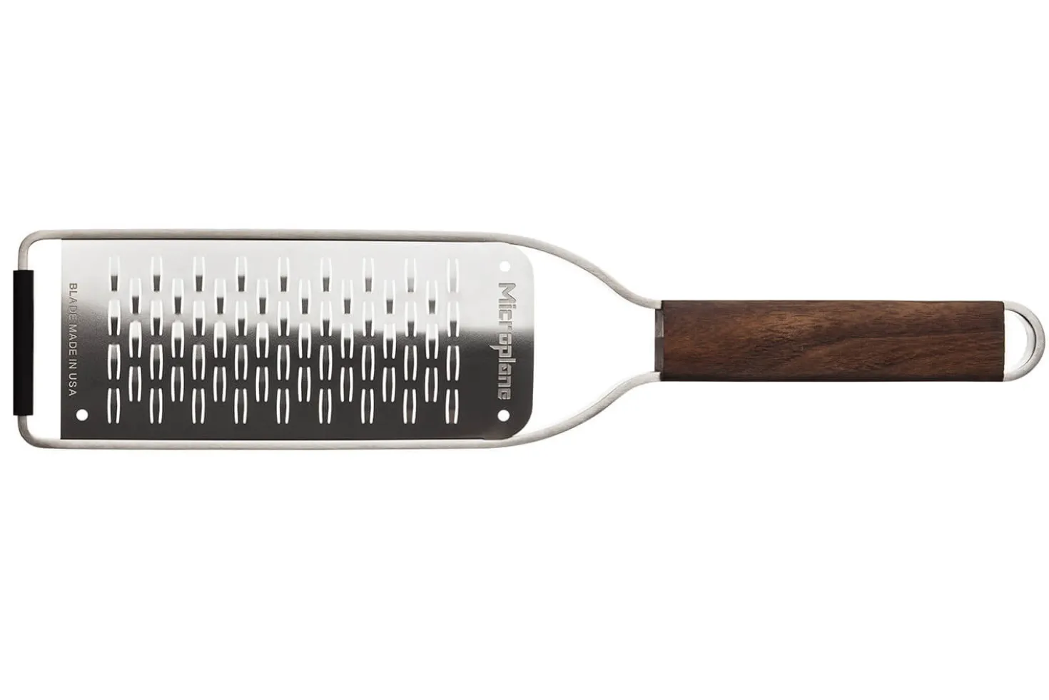 Râpe Microplane Master double tranchant manche en noyer