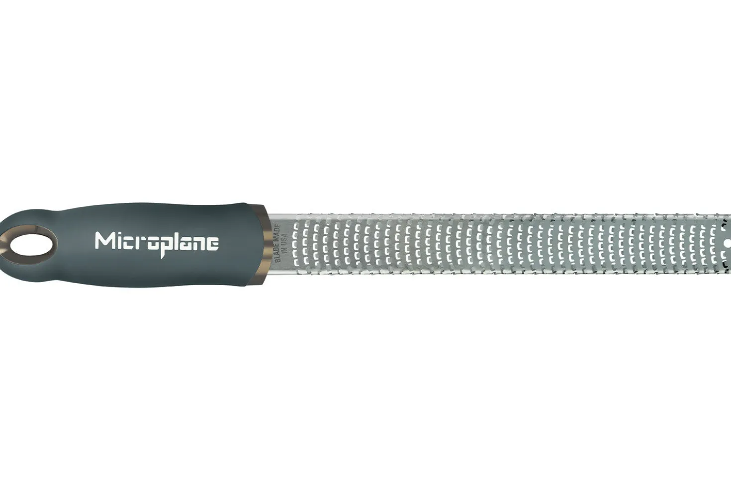 Râpe-zesteur Microplane Premium Classic Gris Orage - 20,3cm