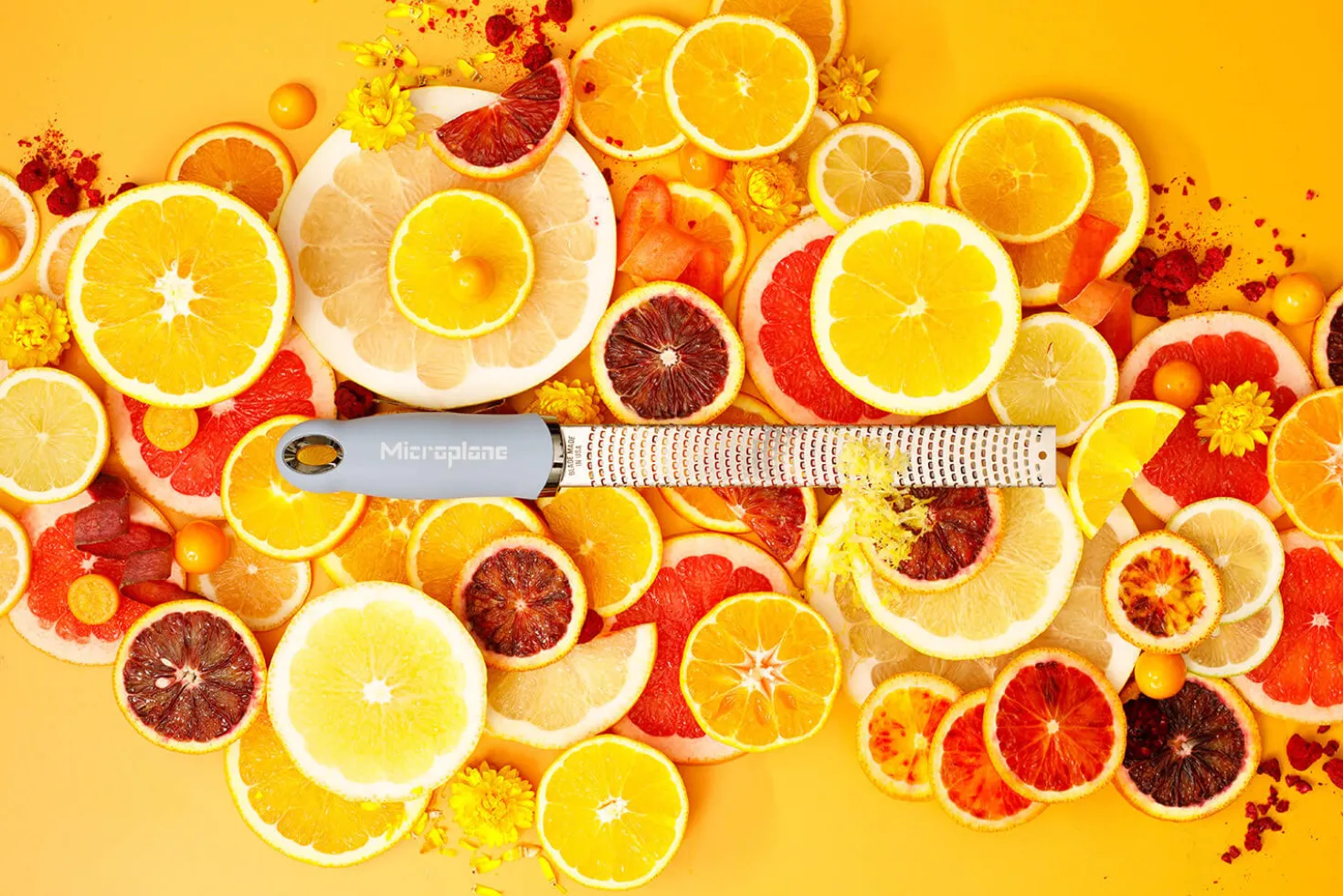 Râpe-zesteur Microplane Premium Classic Bleu Nuage - 20,3cm