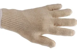 Sachet de 10 paires de sous-gants en coton tricoté 2 fils