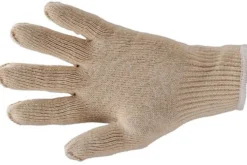 Sachet de 10 paires de sous-gants en coton tricoté 2 fils