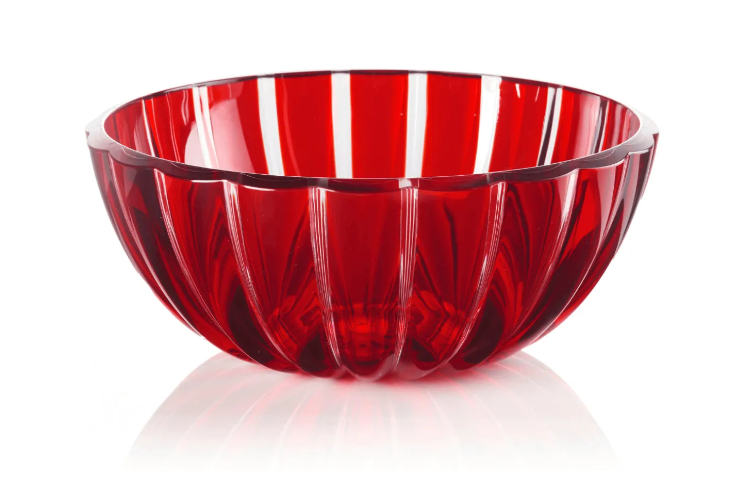 Saladier Guzzini Dolcevita rouge en polymère biosourcé