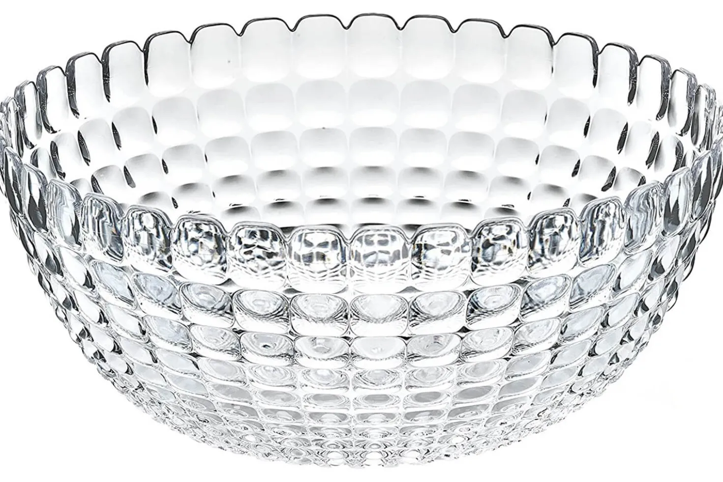 Saladier transparent Guzzini Tiffany en acrylique