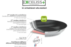 Sauteuse antiadhésive Cristel Strate Amovible en acier inox 18/10