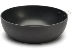 Sauteuse bombée antiadhésive De Buyer Choc Intense Twisty en aluminium forgé