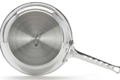 Sauteuse bombée De Buyer Milady 24cm en acier inoxydable