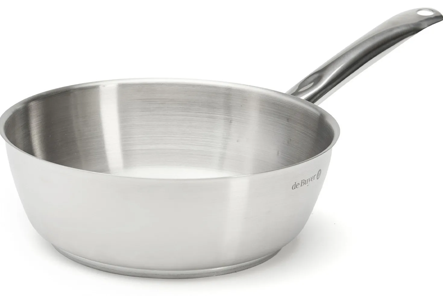 Sauteuse bombée De Buyer Prim'Appety en inox