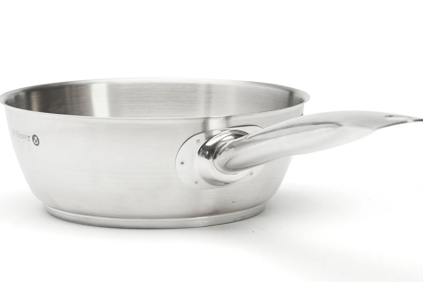 Sauteuse bombée De Buyer Prim'Appety en inox