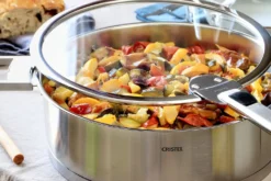 Sauteuse Cristel Strate Amovible en acier inox 18/10