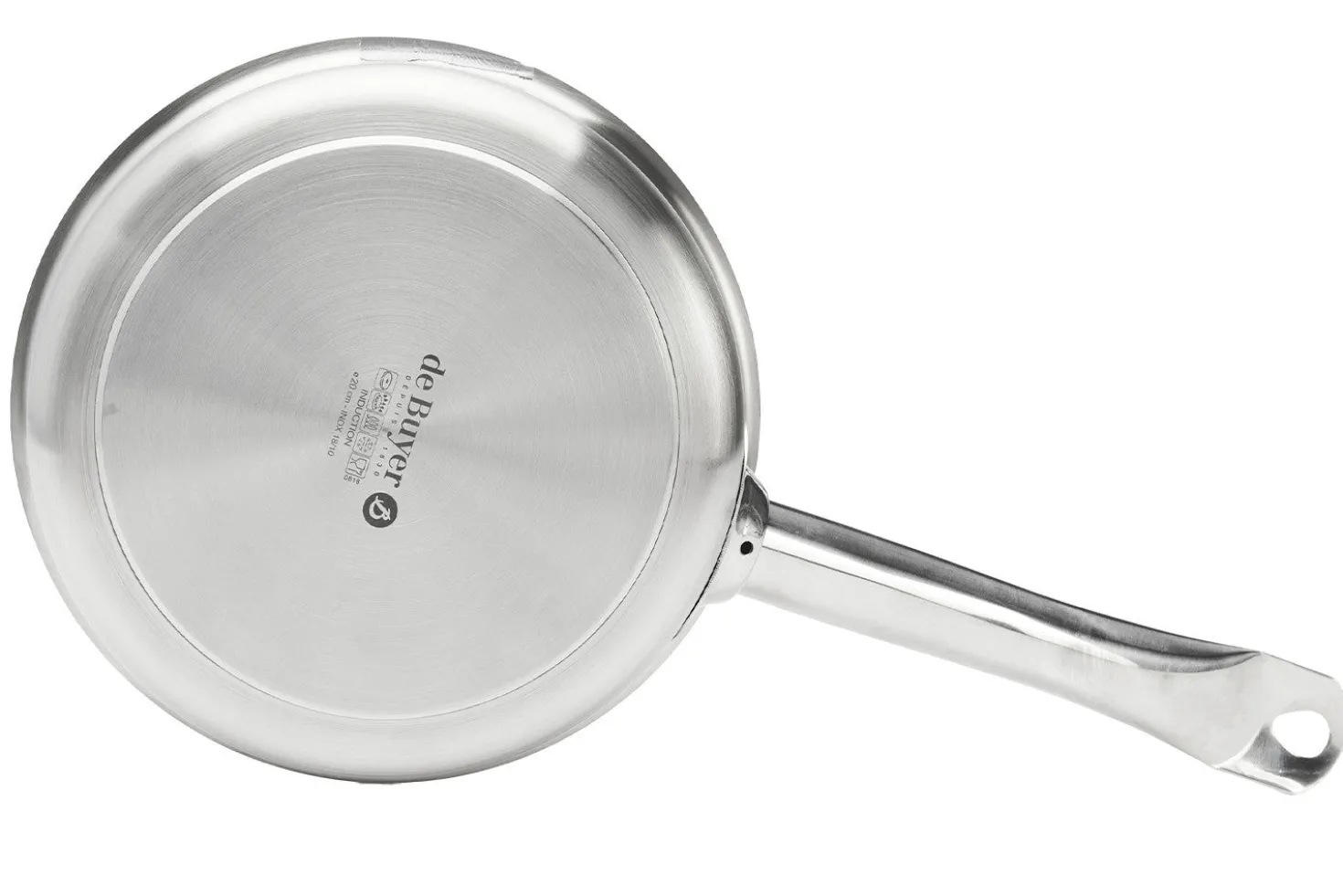 Sauteuse droite De Buyer Prim'Appety en inox