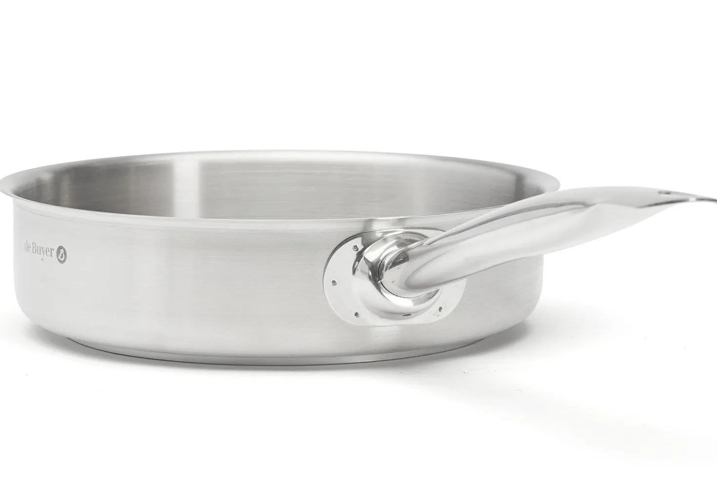Sauteuse droite De Buyer Prim'Appety en inox