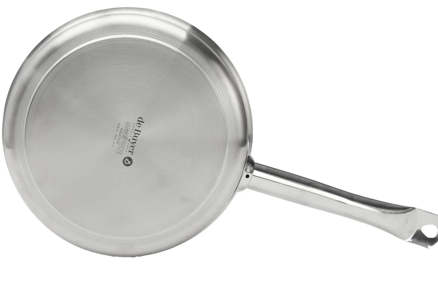 Sauteuse droite De Buyer Prim'Appety en inox