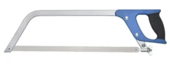 Scie de boucher lame carbone 45cm manche PP bleu