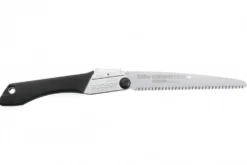 Scie pliante d'élagage Silky Gomboy 121-21 lame droite manche caoutchouc noir 23,3cm