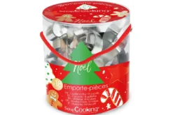 Seau 18 emporte pièces Scrapcooking Noël en acier