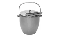 Seau à glaçons isotherme Barcraft acier inoxydable avec couvercle et pince
