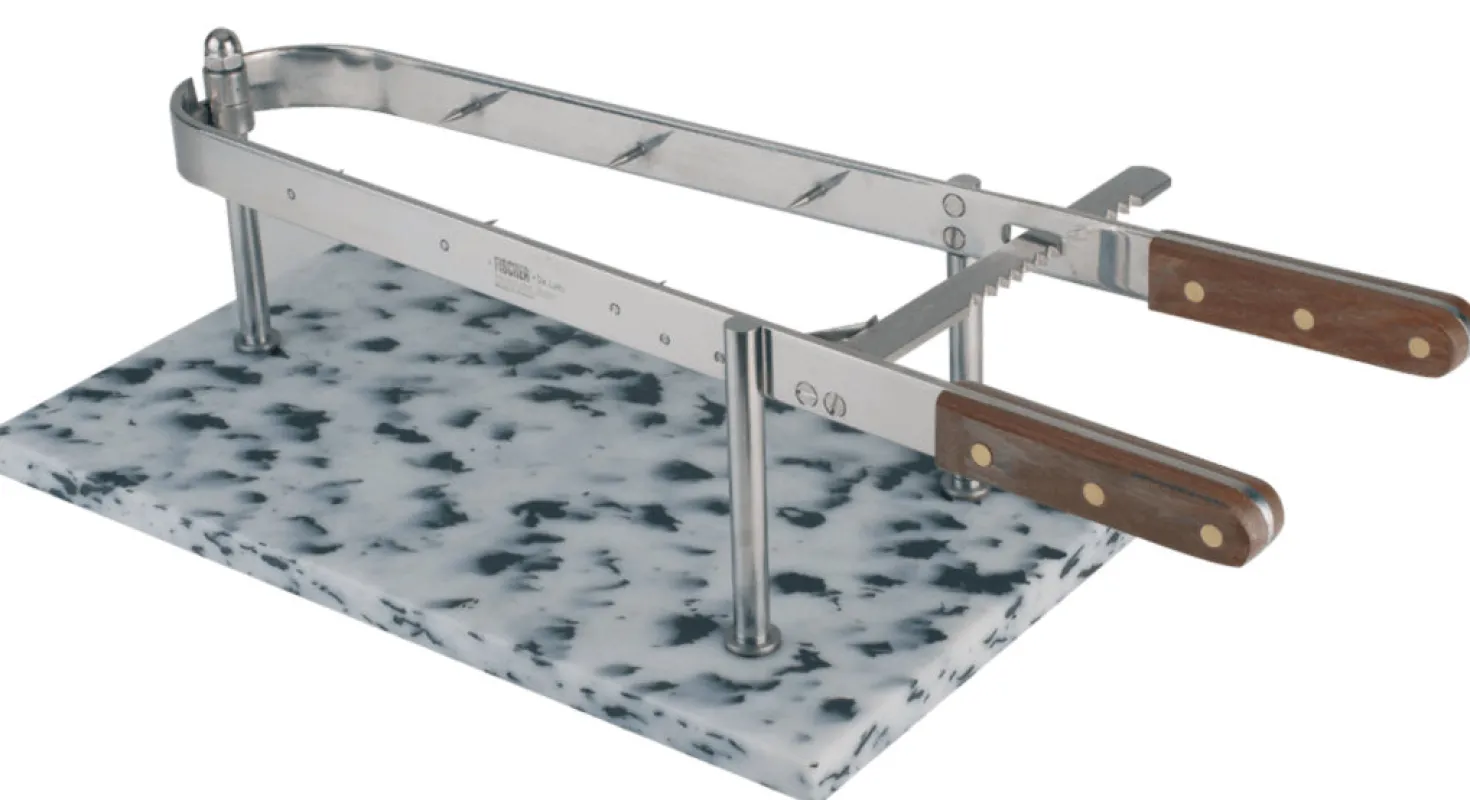 Serre jambon polyéthylène marbré 62cm FISCHER