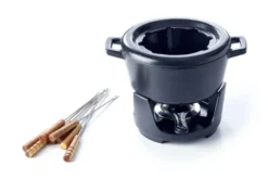 Service à fondue Beka Nori en fonte émaillée pour 8 personnes - Coloris noir