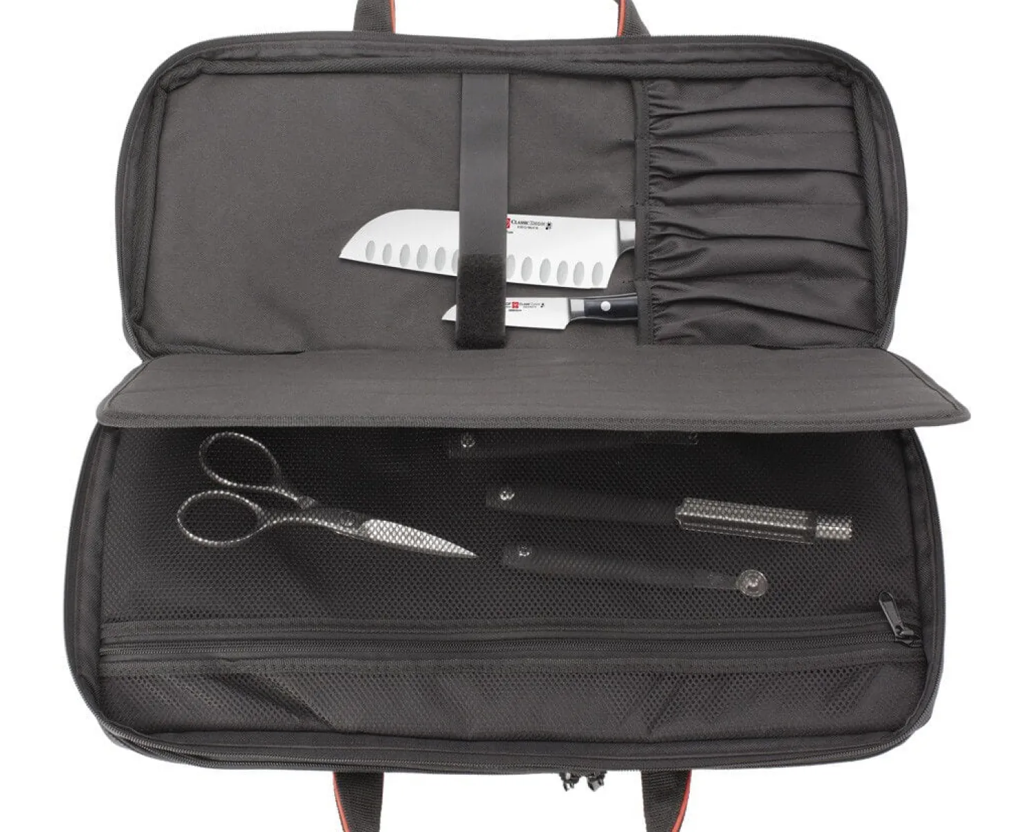 Serviette pour couteaux de cuisine - 3 compartiments - 20 emplacements Wüsthof