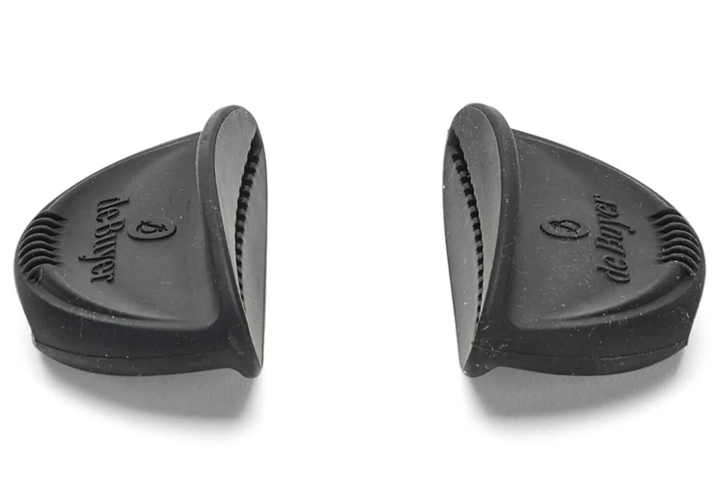 Set 2 anses amovibles De Buyer Twisty en silicone noir
