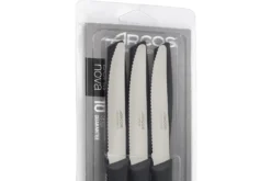Set 6 couteaux de table Arcos lames acier NITRUM manche noir