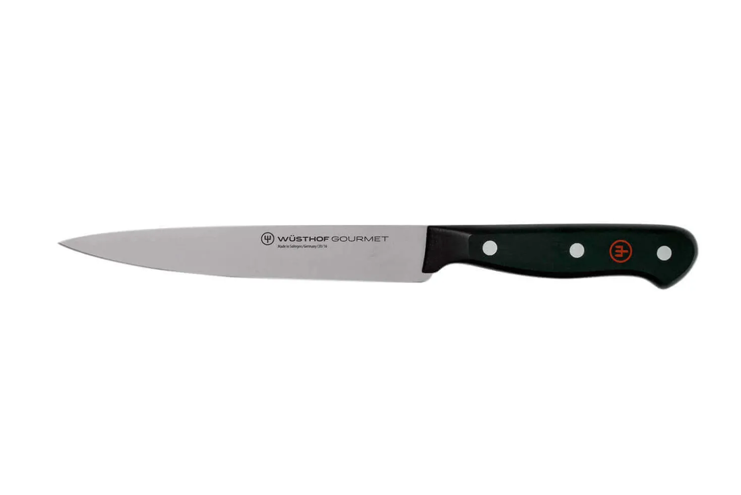 Set 3 couteaux Wüsthof Gourmet - Chef 20cm + découper 16cm + office 12cm