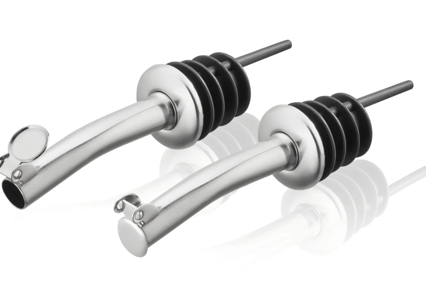 Set de 2 becs verseurs Gefu Becuro en acier inoxydable