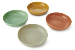 Set de 4 bols à pâtes KitchenCraft Idilica en grès multicolore 21cm
