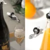 Set de 2 bouchons de bouteille Gefu Botelo en acier inox et polymère