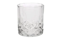 Set de bouteille à whisky Barcraft avec 4 verres taillés