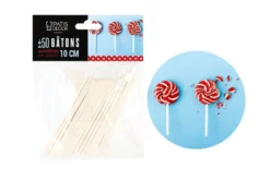 Set de 50 bâtons de sucettes Patisdécor 10cm