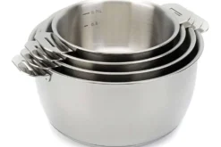 Set de 4 casseroles amovibles Beka Select 14 à 20cm en acier inoxydable 18/10