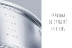 Set de 3 casseroles Beka Chef en inox 16, 18 et 20cm