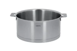 Set de 4 casseroles Cristel Strate Amovible en acier inox 18/10 - 14, 16, 18 et 20cm