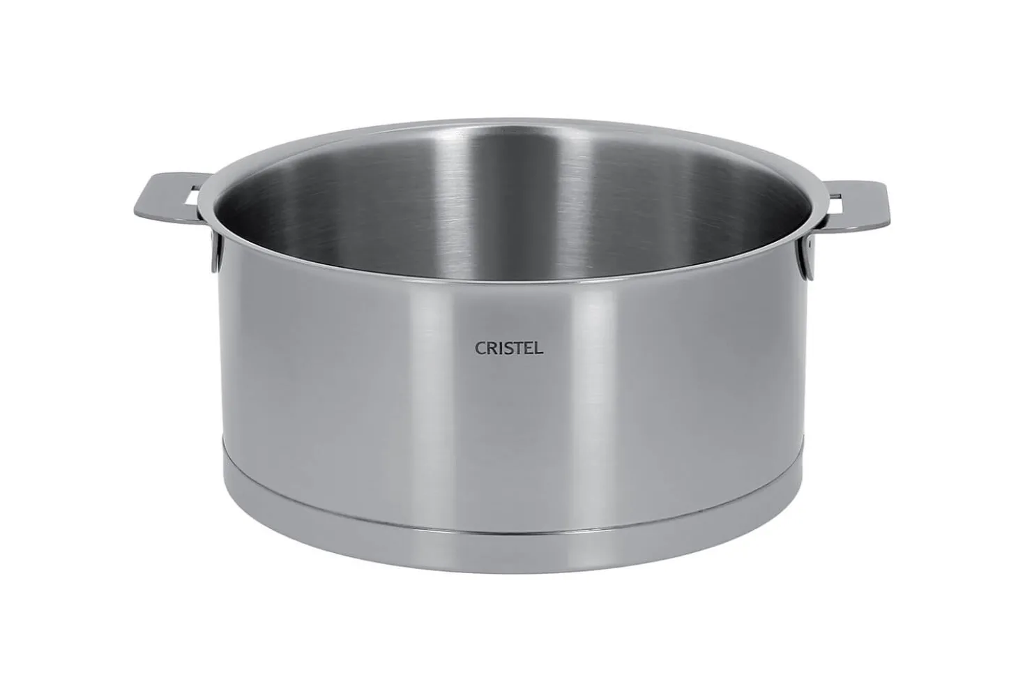 Set de 4 casseroles Cristel Strate Amovible en acier inox 18/10 - 14, 16, 18 et 20cm