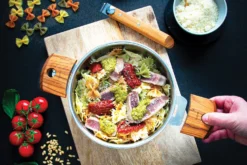 Set de 4 casseroles Cristel Strate Amovible en acier inox 18/10 - 14, 16, 18 et 20cm