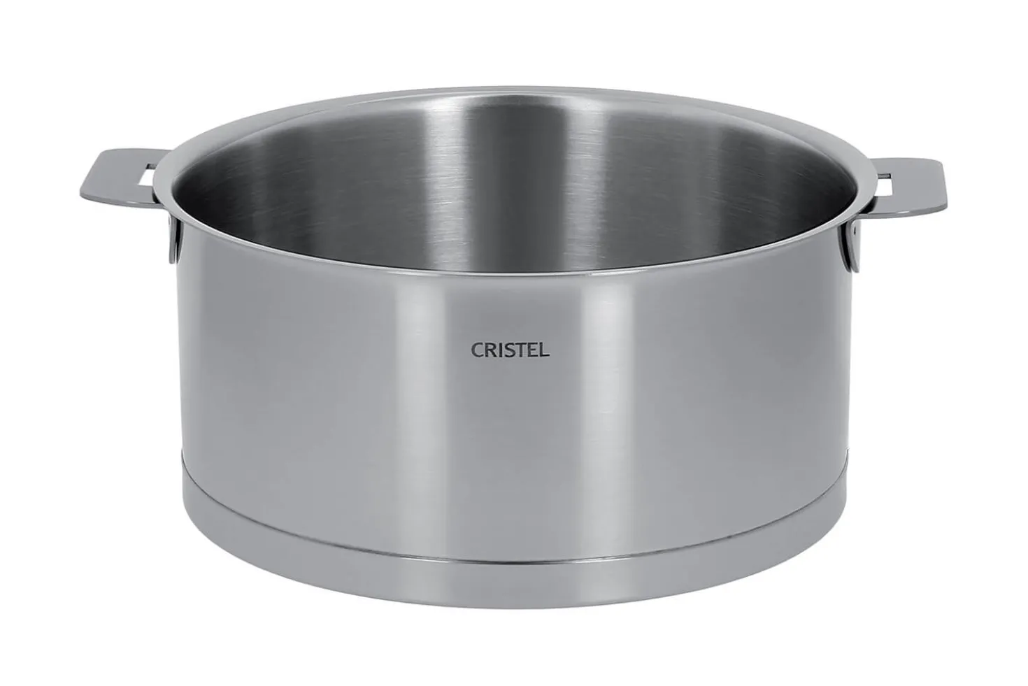 Set de 4 casseroles Cristel Strate Amovible en acier inox 18/10 - 14, 16, 18 et 20cm