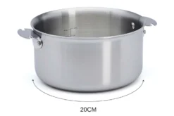 Set de 2 casseroles De Buyer Alchimy Loqy en inox avec poignée amovible