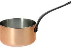Set de 5 casseroles en cuivre De Buyer Inocuivre poignée en fonte d'acier
