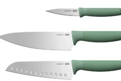 Set de 3 couteaux Berghoff Leo Forest en acier inox et polypropylène vert