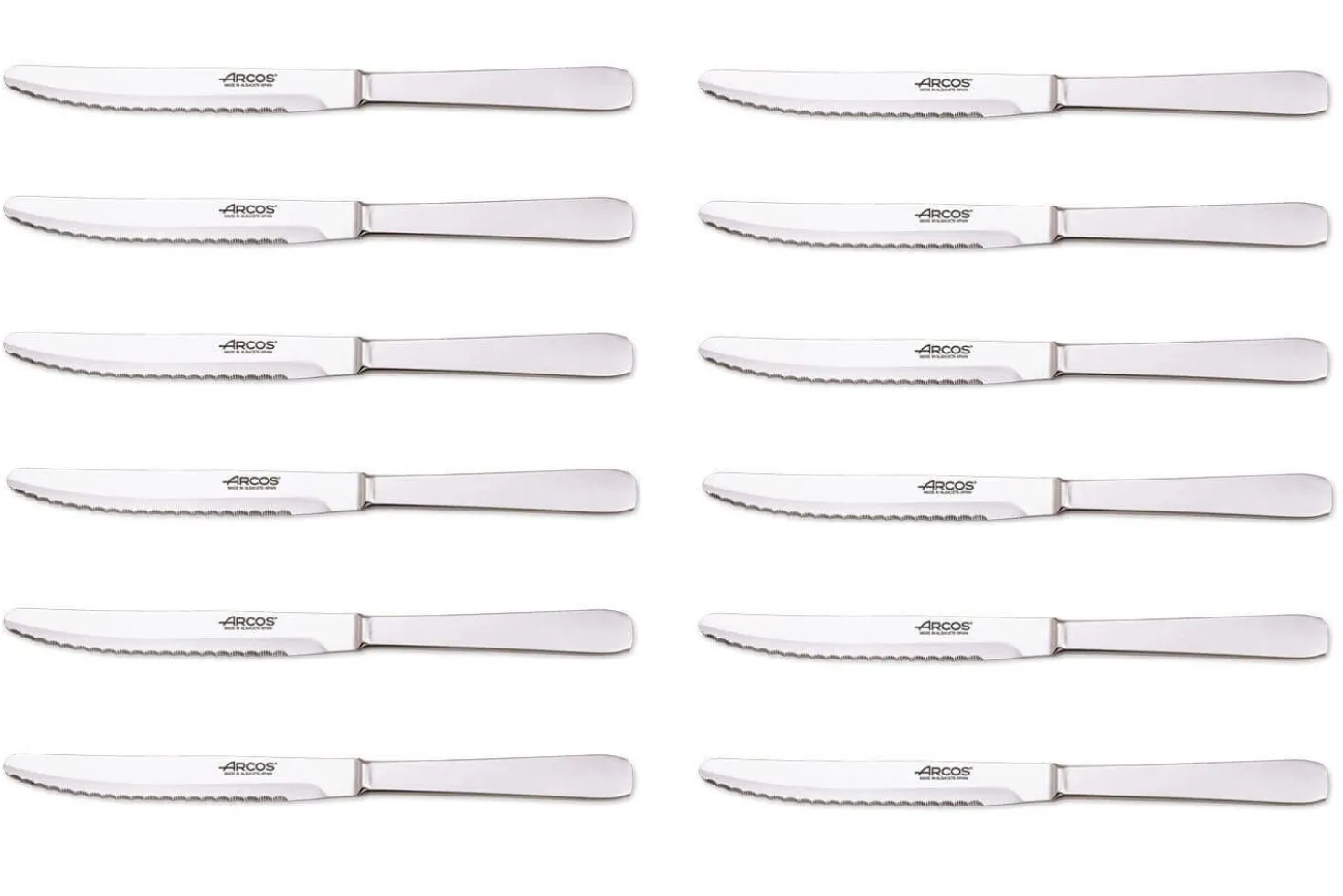 Set de 12 couteaux de table Arcos monobloc 12.5cm
