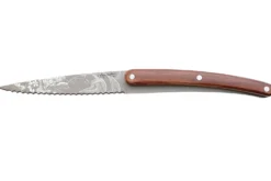 Set de 2 couteaux d'office Deejo Office Japonais manche en bois d'olivier et bois corail 9cm