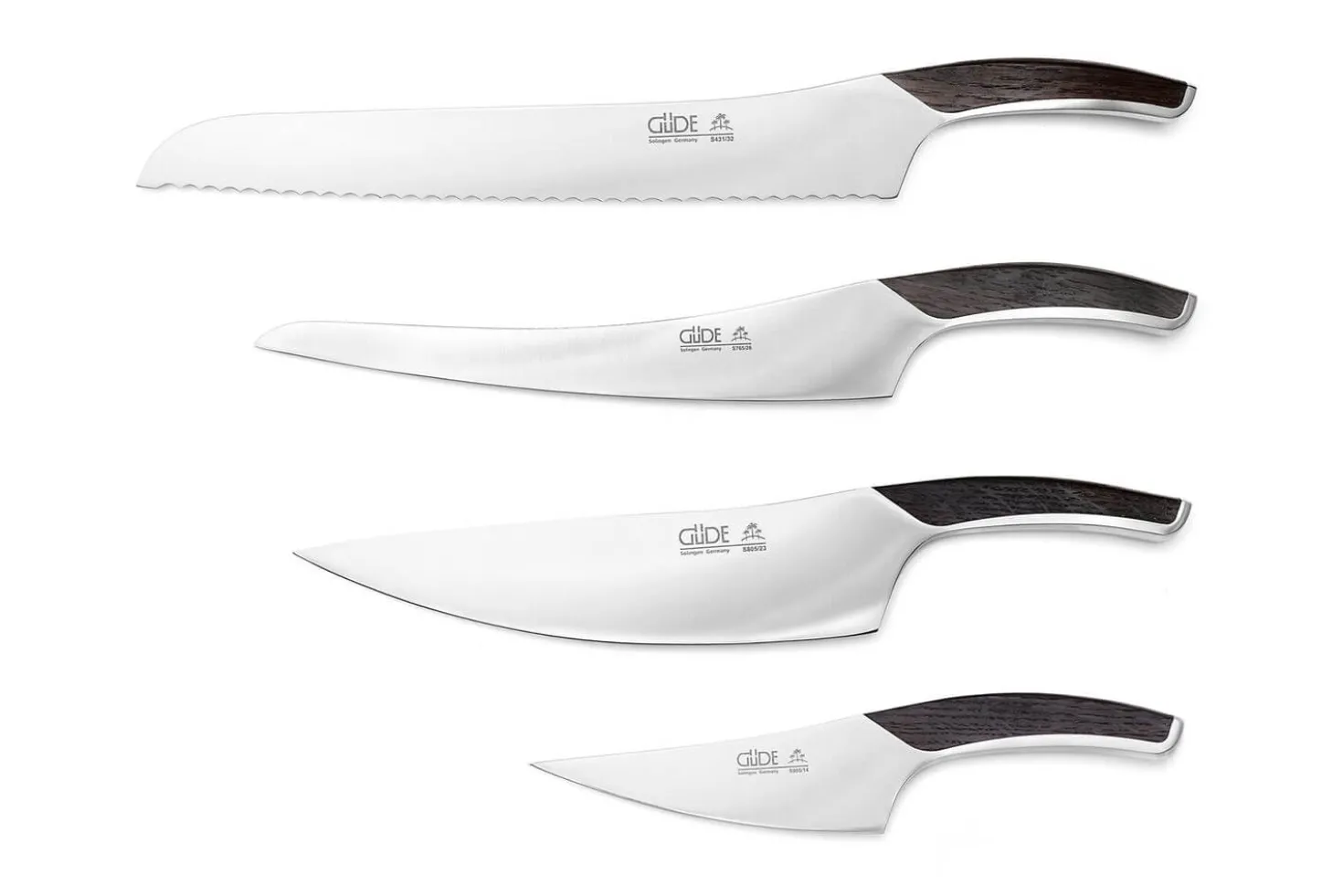 Set de 4 couteaux Gude Synchros + porte couteaux