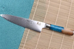 Set de 2 couteaux Kutoyama Damas Azur chef + universel