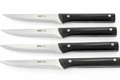 Set de 4 couteaux à steak Gefu lame dentée