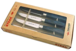 Set de 4 couteaux à steak pro Fischer ZEN extrême dureté
