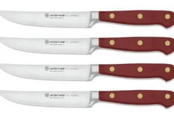Set de 4 couteaux à steak Wusthof Classic Colour Tasty Sumac forgés lame 12cm
