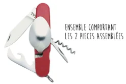 Set de couverts camping Herbertz inox avec étui